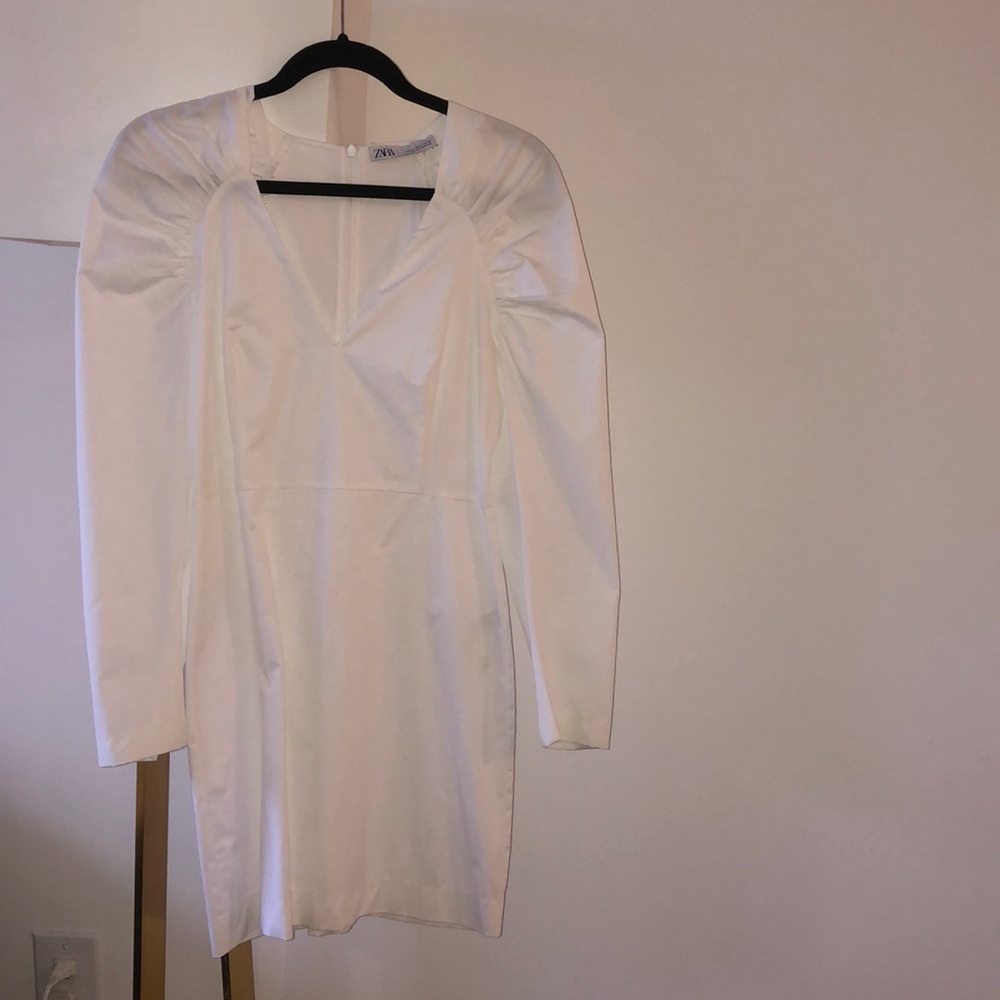 Long sleeve mini dress